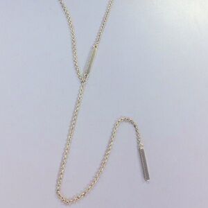 NWT Silpada KR Golden Lariat Necklace
Chain Brass Bar Minimalist Lariat Necklace